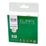 Instalatie de Craciun cu Baterii Tip Liniar, 2 jocuri de lumini, Fir Transparent 1 m 10 LED -uri, Alb Cald - imagine 4