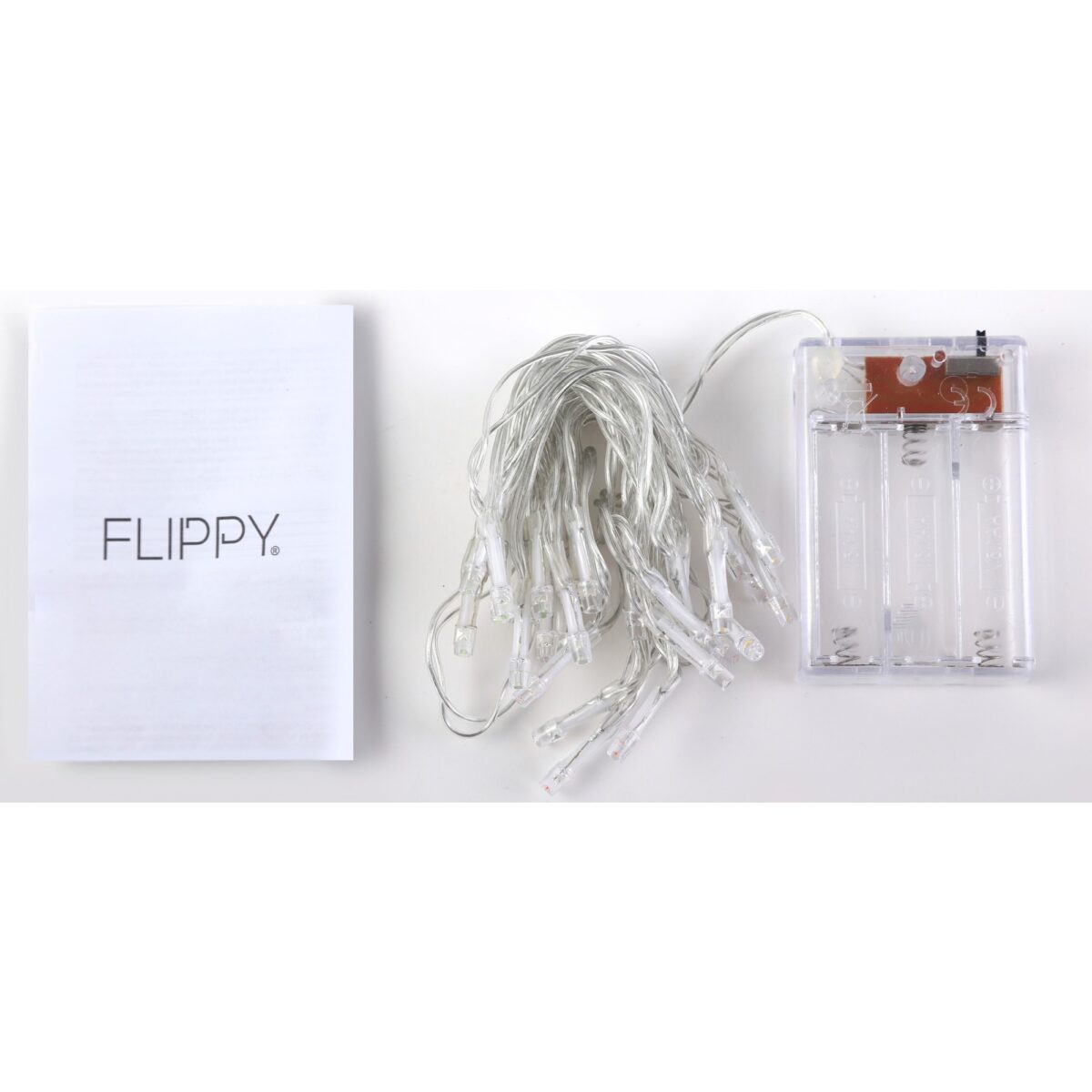 Instalatie de Craciun, Liniara, 1 m, Baterii, 10 LED-uri, Multicolor, 2 Jocuri de Lumini, Fir Transparent, Interior/Exterior, Embo - imagine 8