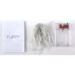 Instalatie de Craciun, Liniara, 1 m, Baterii, 10 LED-uri, Multicolor, 2 Jocuri de Lumini, Fir Transparent, Interior/Exterior, Embo - imagine 8