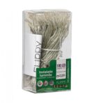 Instalatie de Craciun cu Baterii Tip Liniar, 2 jocuri de lumini, Fir Transparent 10 m 100 LED -uri, Multicolor