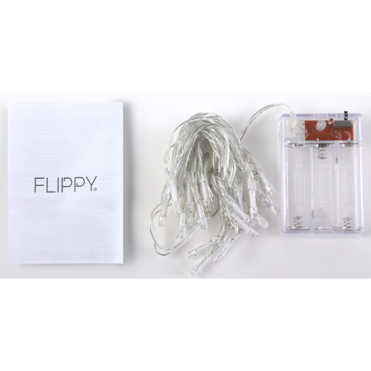 Instalatie de Craciun cu Baterii Tip Liniar, 2 jocuri de lumini, Fir Transparent 2 m 20 LED -uri, Alb Cald - imagine 5