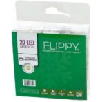 Instalatie de Craciun cu Baterii Tip Liniar, 2 jocuri de lumini, Fir Transparent 2 m 20 LED -uri, Alb Cald - imagine 6