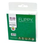 Instalatie de Craciun cu Baterii Tip Liniar, 2 jocuri de lumini, Fir Transparent 2 m 20 LED -uri, Multicolor - imagine 3