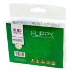 Instalatie de Craciun cu Baterii Tip Liniar, 2 jocuri de lumini, Fir Transparent 3 m 30 LED -uri, Alb Cald - imagine 4