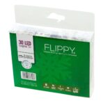 Instalatie de Craciun cu Baterii Tip Liniar, 2 jocuri de lumini, Fir Transparent 3 m 30 LED -uri, Alb Rece - imagine 4