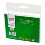 Instalatie de Craciun cu Baterii Tip Liniar, 2 jocuri de lumini, Fir Transparent 3 m 30 LED -uri, Multicolor - imagine 4