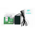 Instalatie de Craciun cu Baterii Tip Liniar, 2 jocuri de lumini, Fir Verde 1 m 10 LED -uri, Alb Cald - imagine 5