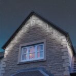 Sectiune Instalatie de Craciun, Embo®, Tip Turturi, 5 m, 143 LED-uri, cu Flash, Fir Negru, Lumina Alb Rece, IP44, Interconectabila