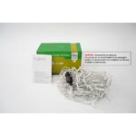 Instalatie de Craciun Embo® Tip Perdea cu Flash, Sectiune 2 X 1 m, 120 LED-uri, Interconectabila, Fir Transparent, Alb Cald