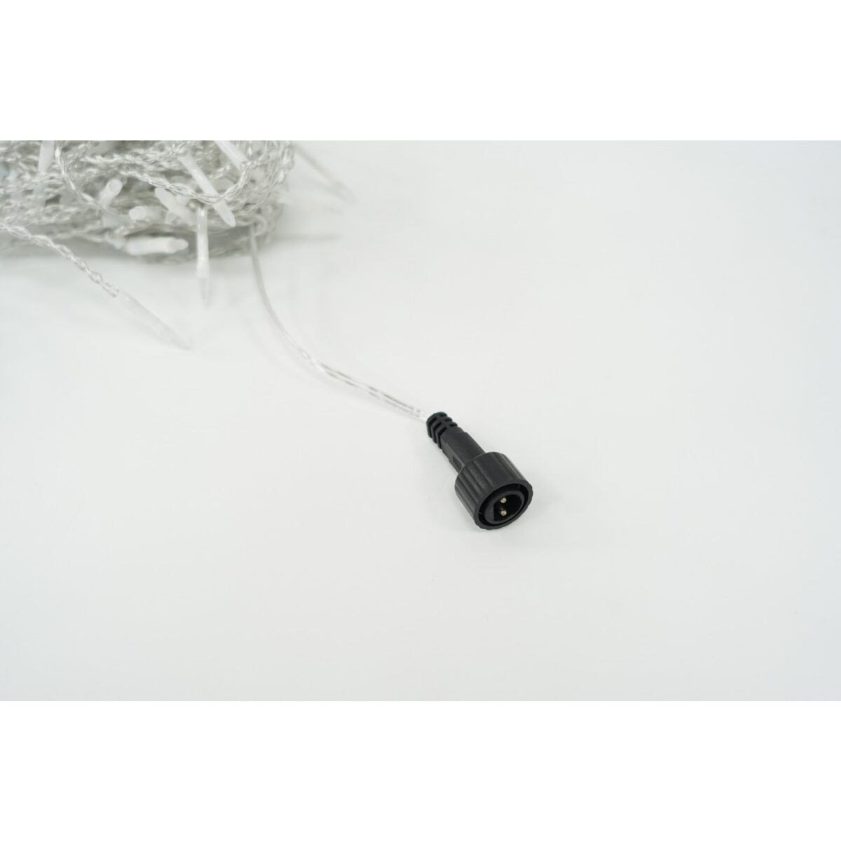 Instalatie de Craciun Embo® Tip Turturi, 8 jocuri de lumini Sectiune 3 m, 96 LED-uri, Interconectabila, Fir Transparent, Alb Rece - imagine 2