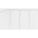 Instalatie de Craciun, Embo®, Tip Turturi, Sectiune 5 m, 143 LED-uri, 8 Jocuri de Lumini, Fir Alb, Lumina Alb Rece, IP44, Interconectabila - imagine 3