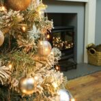 Instalatie de Craciun, Liniara, 20 m, Baterii, 200 LED-uri, Alb Cald, Fir Cupru, 2 Jocuri de Lumini, Interior/Exterior Embo - imagine 8