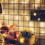 Instalatie de Craciun, Liniara, 20 m, Baterii, 200 LED-uri, Alb Cald, Fir Cupru, 2 Jocuri de Lumini, Interior/Exterior Embo - imagine 9