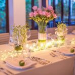 Instalatie de Craciun Liniara, Embo®, Tip Cluster, 8 Jocuri de Lumini, cu Telecomanda, 3 m, 100 Led-uri, Alimentare USB, 3V, Alb Cald - imagine 2