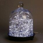 Instalatie Liniara de Craciun, 15 m, 150 Led-uri, Alb Rece, 8 jocuri de lumini, Transformator, Interconectabila, Prelungitor 5 m inclus, Fir Cupru, Embo