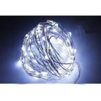 Instalatie Liniara de Craciun, 25 m, 250 Led-uri, Alb Rece, 8 jocuri de lumini, Transformator, Interconectabila, Prelungitor 5 m inclus, Fir Cupru, Embo - imagine 4