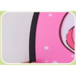 Joc Darts Embo pentru Copii, Placa Pliabila 70 cm, 8 Mingii Velcro/Scai Simple, 2 Mingii Luminoase, Model Acadele, Roz - imagine 2
