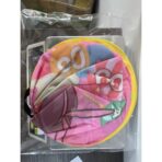 Joc Darts Embo pentru Copii, Placa Pliabila 70 cm, 8 Mingii Velcro/Scai Simple, 2 Mingii Luminoase, Model Acadele, Roz - imagine 10