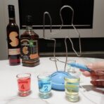 Joc de baut, Buzz Wire, Embo, pentru Petreceri, Distractie, Pahare de Shot din Sticla Incluse, 4 Jucatori, Multicolor - imagine 3