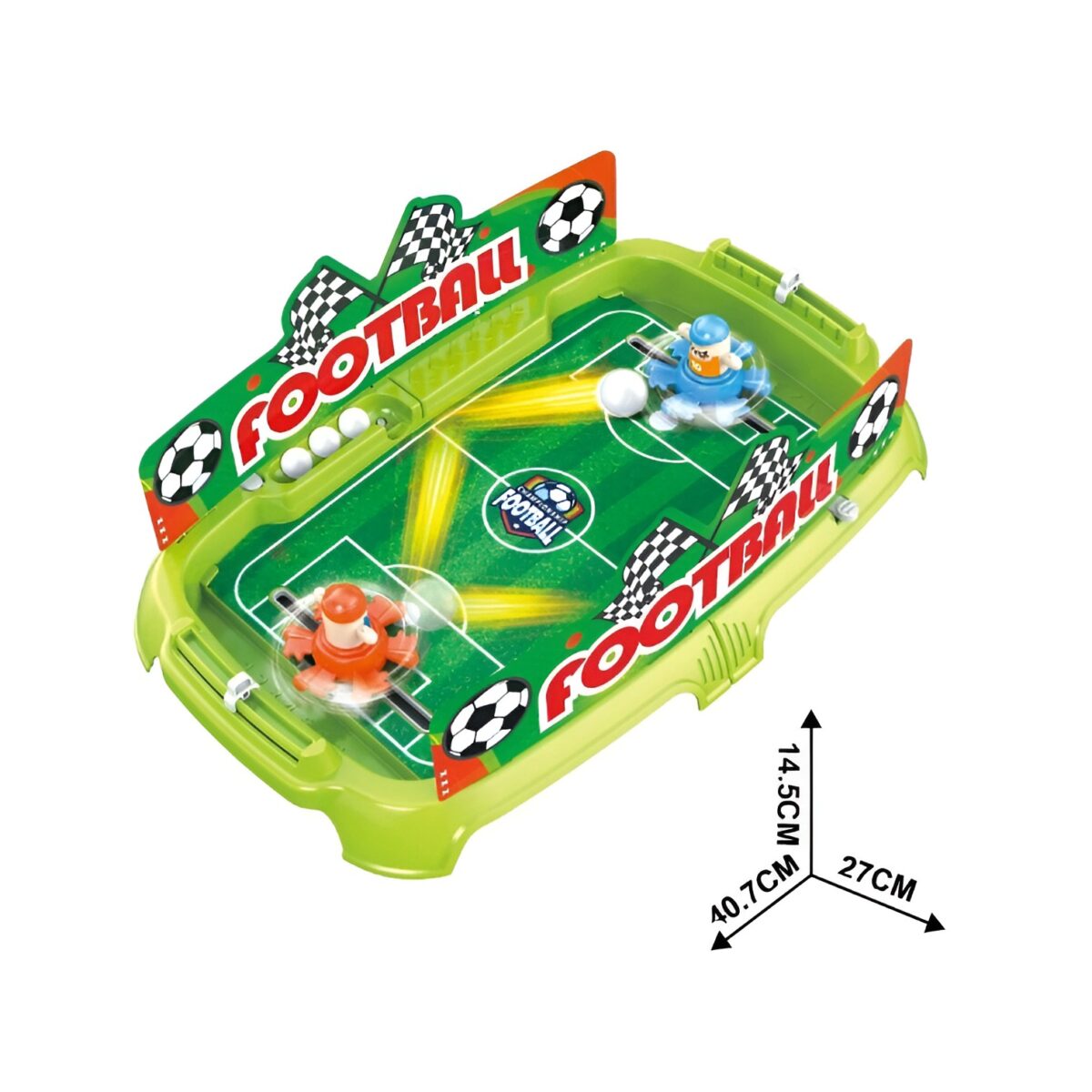 Joc de Masa Interactiv de Fotbal pentru Copii, Embo, 4 Mingi, Tabela Scor, 40.7x27x14.5 cm, Multicolor - imagine 8
