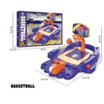Joc de Masa Mini Baschet Interactiv pentru Copii, Embo, Mingi Incluse, 25.5x19.5x13.5 cm, Mov - imagine 3