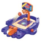 Joc de Masa Mini Baschet Interactiv pentru Copii, Embo, Mingi Incluse, 25.5x19.5x13.5 cm, Mov