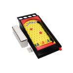 Joc de societate Pinball cu pahare pentru shoturi Embo, 40 x 17,7 cm, galben - imagine 6