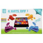 Joc Interactiv pentru Copii, Embo, 4 Hats Off, Tabla de Joc, Figurine Palarii, +3 Ani, Multicolor - imagine 6