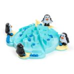 Joc Interactiv pentru Copii, Embo, Batalia Pinguinilor, 3 ani+, Tabla de Joc, Figurine Pinguini, Mingi, Multicolor