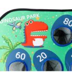 Joc pentru Copii, Embo, Aruncarea Sacilor cu Nisip, Sageti, 8 Mingi, 4 Saci, Geanta Portabila, Interactiv, Model Dinozauri, 77.5x44.5x42 cm, Multicolor - imagine 2