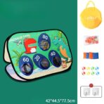 Joc pentru Copii, Embo, Aruncarea Sacilor cu Nisip, Sageti, 8 Mingi, 4 Saci, Geanta Portabila, Interactiv, Model Dinozauri, 77.5x44.5x42 cm, Multicolor - imagine 7