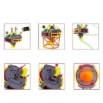 Jucarie circuit pentru copii, Embo, Broscuta pe monociclu, Galben - imagine 6