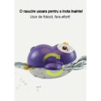 Jucarie de baie interactiva pentru copii, Embo, pinguinul mov - imagine 4