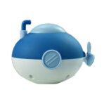 Jucarie de baie pentru copii, Embo, Submarin, 11x8.5 cm, Albastru