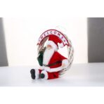 Jucarie decorativa, Embo, Mos Craciun, 40 cm x 27 cm, grosime 12 cm, lana, tesatura de plus, poliester, interior/exterior - imagine 4