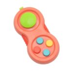 Jucarie Interactiva, Embo, Model Fidget Pad, Antistres, +3 Ani, Functii Multiple, 5.5 x 3.5 x 11 cm, Roz - imagine 4