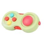 Jucarie Interactiva, Embo, Model Fidget Pad, Antistres, +3 Ani, Functii Multiple, 5.5 x 3.5 x 11 cm, Verde