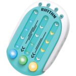 Jucarie Interactiva, Embo, Tip Jocuri Ritmice, +3 Ani, din ABS, 8 Niveluri de Joc, 9.5 x 2.5 x 13.6 cm, Albastru
