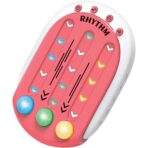 Jucarie Interactiva, Embo, Tip Jocuri Ritmice, +3 Ani, din ABS, 8 Niveluri de Joc, 9.5 x 2.5 x 13.6 cm, Rosu