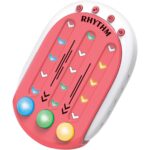 Jucarie Interactiva, Embo, Tip Jocuri Ritmice, +3 Ani, din ABS, 8 Niveluri de Joc, 9.5 x 2.5 x 13.6 cm, Rosu