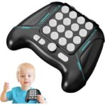 Jucarie Interactiva Pop It, Embo, Tip Consola, Anti-Stres, 5 Moduri de Joc, din ABS si Silicon, +3 Ani, Sunete si Lumini Model Controller, Negru - imagine 3