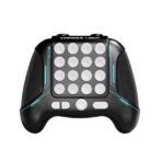 Jucarie Interactiva Pop It, Embo, Tip Consola, Anti-Stres, 5 Moduri de Joc, din ABS si Silicon, +3 Ani, Sunete si Lumini Model Controller, Negru