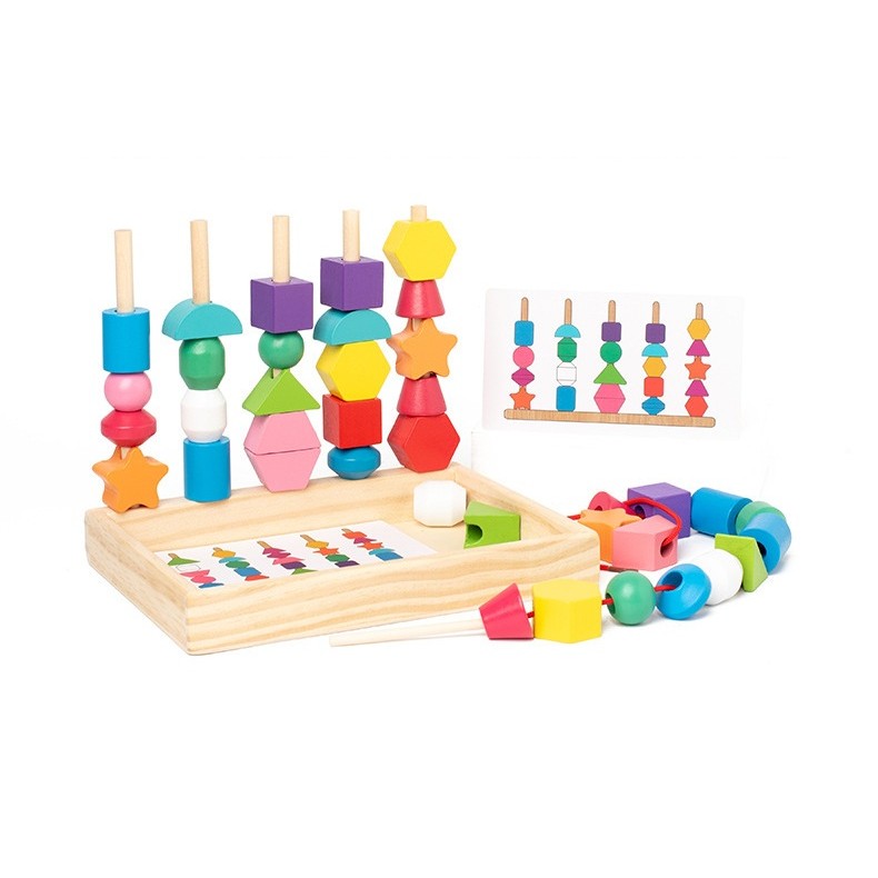 jucarie-montessori-din-lemn-flippy-tip-puzzle-multicolor-67fa497a706fb.jpg Jucarie Montessori de Sortat, Embo, din Lemn, Forme Geometrice,+3 Ani, 25 de Piese, 21.5 x 16 x 3 cm, Multicolor - imagine 1