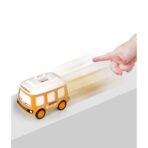 Jucarie pentru copii, Embo, autobuz-ceas, Portocaliu - imagine 3