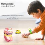 Jucarie pentru copii, Embo, Masina-ceas, Galben - imagine 5