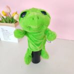 Papusa de Mana pentru Teatru de Papusi, Embo, din Plus, 25 x 10 x 8 cm, Model Broasca, Verde - imagine 6