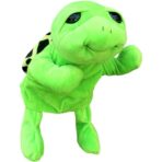 Papusa de Mana pentru Teatru de Papusi, Embo, din Plus, 25 x 10 x 8 cm, Model Broasca, Verde