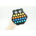 Jucarie senzoriala antistres, Simple Dimple, Bufnita, Multicolor, V2 - imagine 7