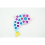 Jucarie senzoriala antistres, Simple Dimple, Delfin, Multicolor - imagine 3