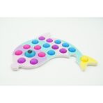 Jucarie senzoriala antistres, Simple Dimple, Delfin, Multicolor - imagine 4